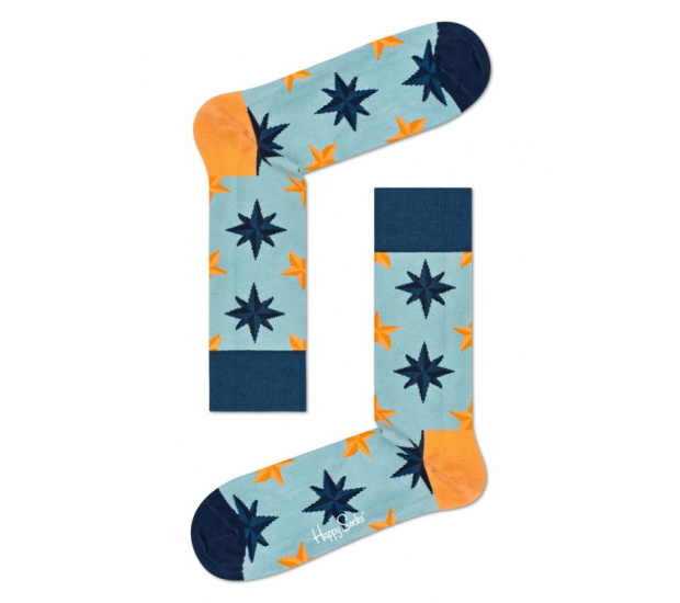 Skarpety Happy Socks Nautical Star blue L