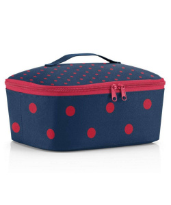 Lunch Box Termiczny Reisenthel Coolerbag S Pocket - mixed dots red