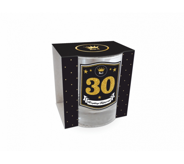 Szklanka do whisky Gold 30 urodziny