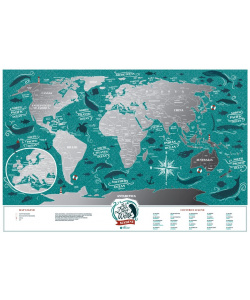 Mapa Zdrapka Marine World Travel 