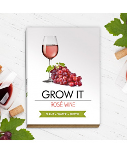 Grow It! Różowe Wino Rose Zestaw do uprawy winorośli