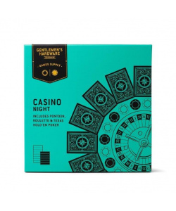 Zestaw gier Casino Night w Pudełku Gentelmen`s Hardware