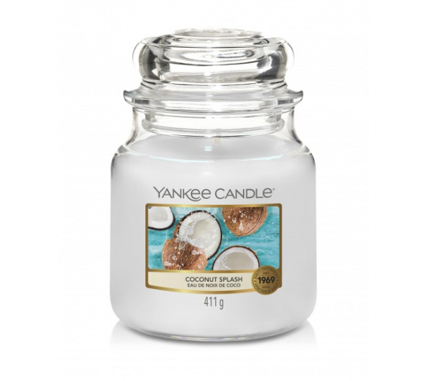 Świeca Yankee Candle Coconut Splash średnia 