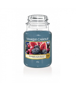 Świeca Yankee Candle MULBERRY & FIG DELIGHT duża 