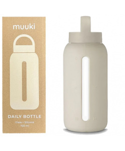 Butelka MUUKI na wodę motywacyjna Daily Bottle 720 ml - Summer Sand